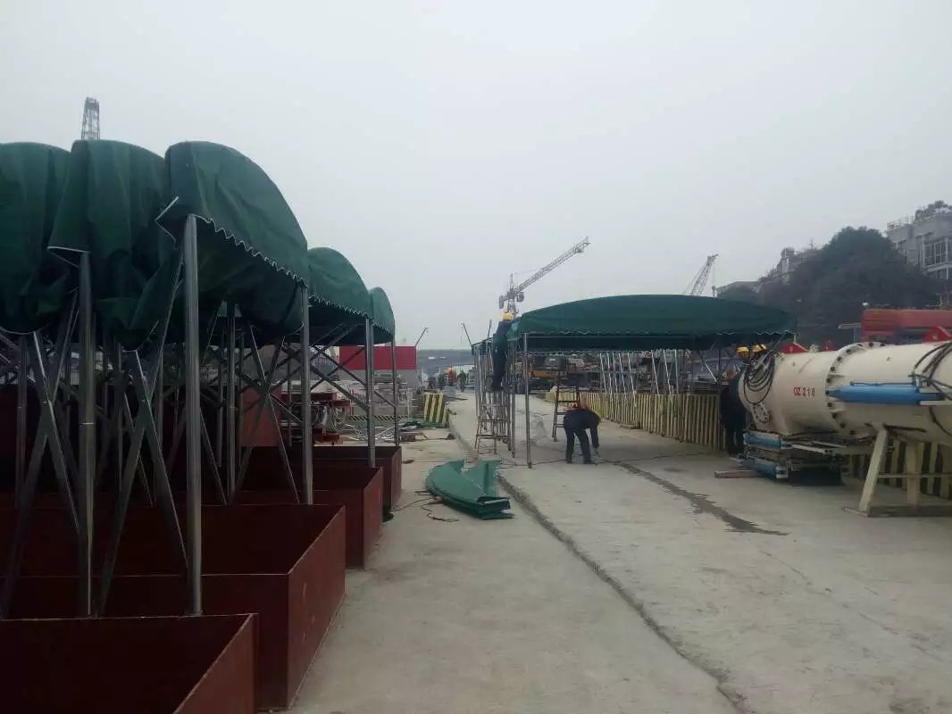 梧州龙圩区梧州龙圩区中铁二十一局工地移动施工棚